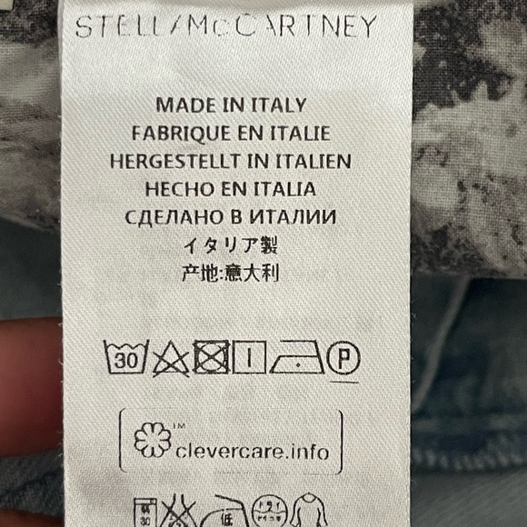 Stella McCartney Skinny Ankle Grazer Star Jeans Womens Sz 28 America - Picture 9 of 11